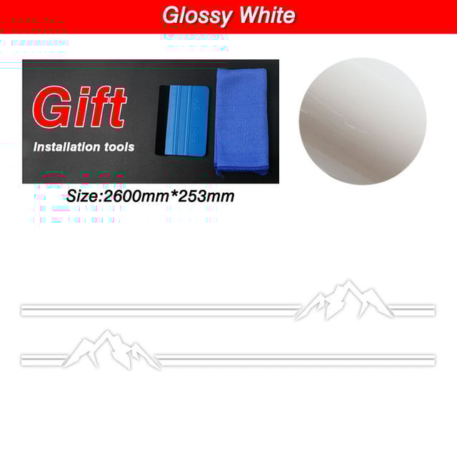 Autocolant Jin zherui pentru Volkswagen Transporter – model vârf de munte, instalare cu adeziv, personalizare