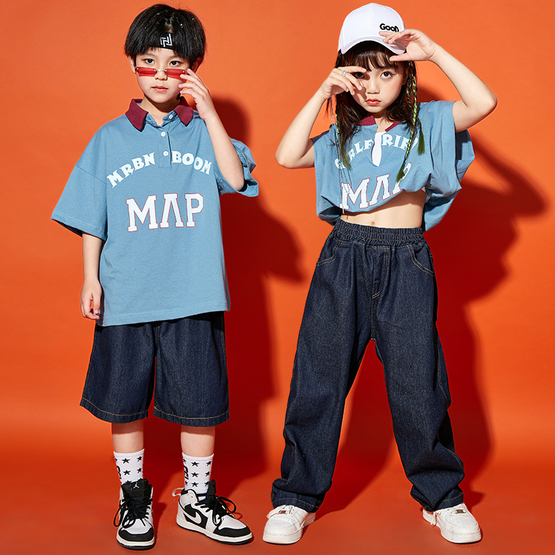 Dječji set za hip-hop street dance – unisex, 95% pamuk, odjevni komad za izvedbe, za djecu iznad 8 godina (visina preko 140 cm), proljeće 2022
