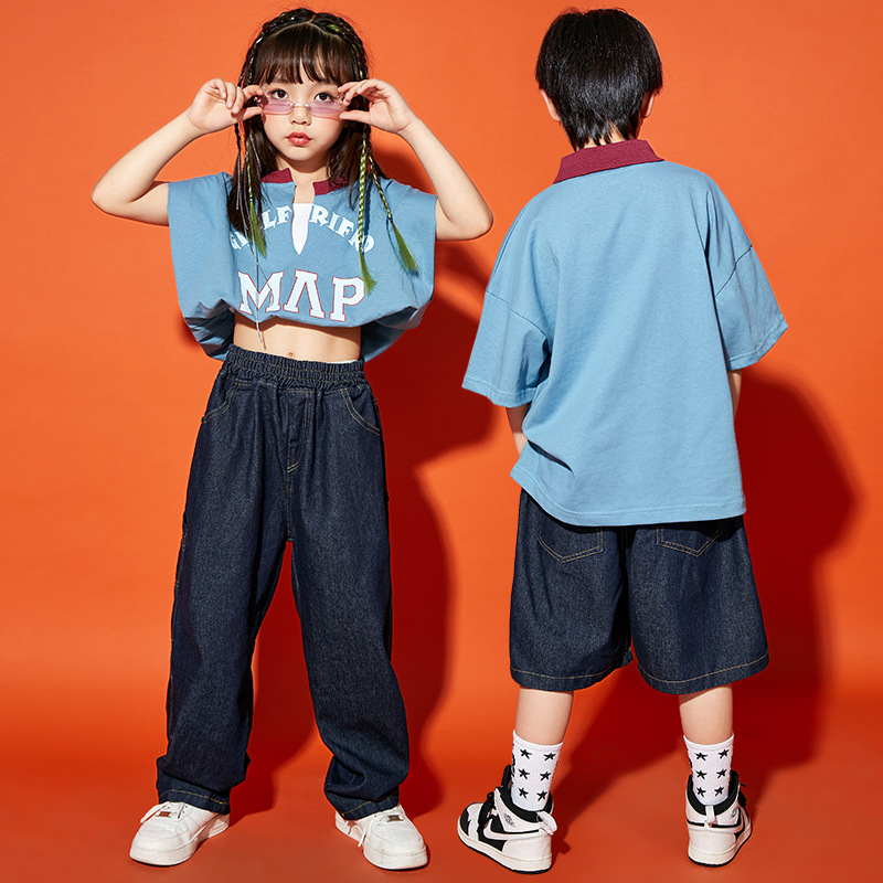 Dječji set za hip-hop street dance – unisex, 95% pamuk, odjevni komad za izvedbe, za djecu iznad 8 godina (visina preko 140 cm), proljeće 2022