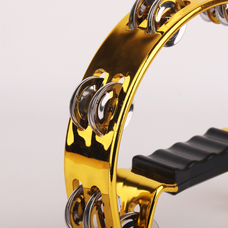 Ταμπούριν, μοντέλο Ktv μονή σειρά κουδουνάκι, μάρκα Hehe musical instruments, κατάλληλο για παιδιά και εφήβους, unisex