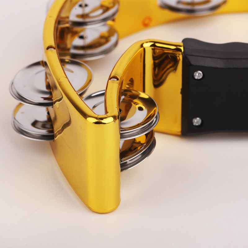 Ταμπούριν, μοντέλο Ktv μονή σειρά κουδουνάκι, μάρκα Hehe musical instruments, κατάλληλο για παιδιά και εφήβους, unisex