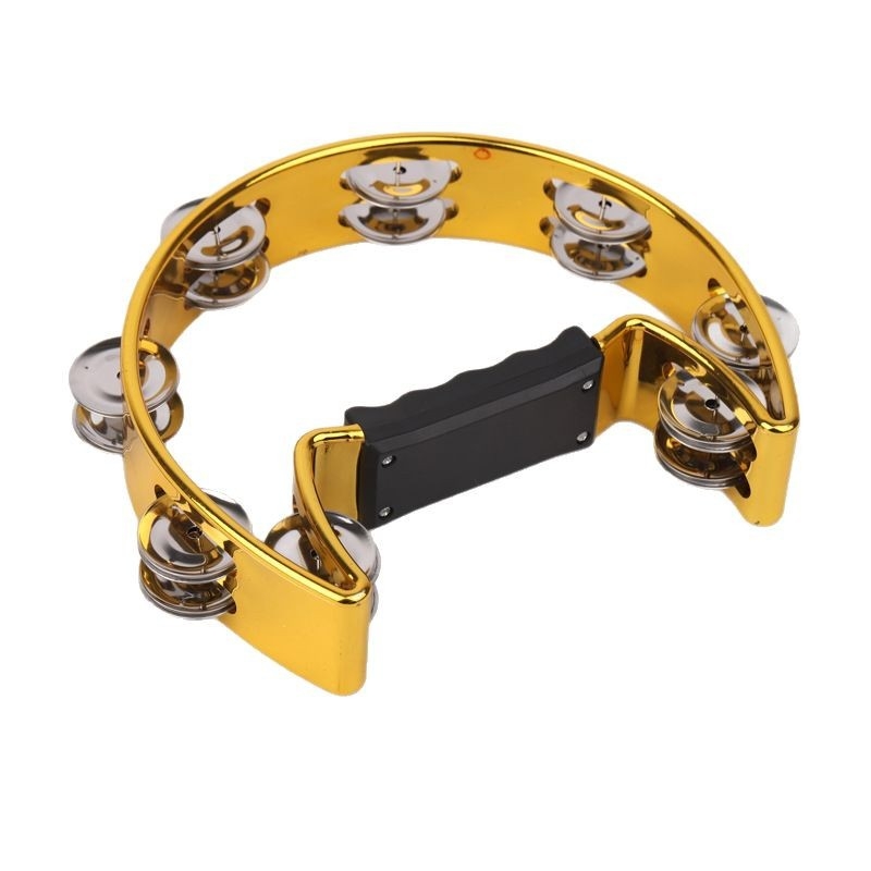 Ταμπούριν, μοντέλο Ktv μονή σειρά κουδουνάκι, μάρκα Hehe musical instruments, κατάλληλο για παιδιά και εφήβους, unisex