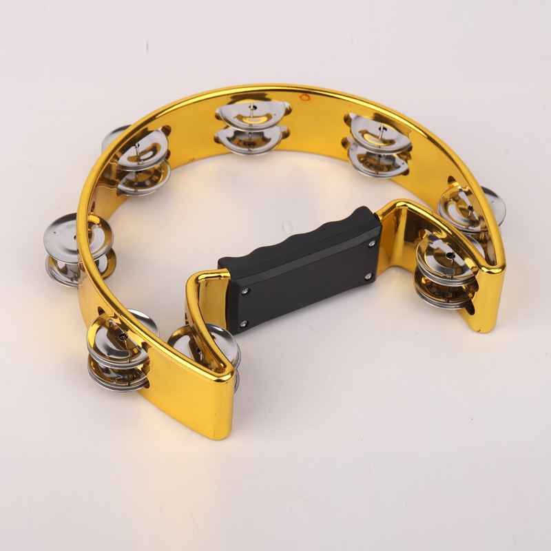 Ταμπούριν, μοντέλο Ktv μονή σειρά κουδουνάκι, μάρκα Hehe musical instruments, κατάλληλο για παιδιά και εφήβους, unisex