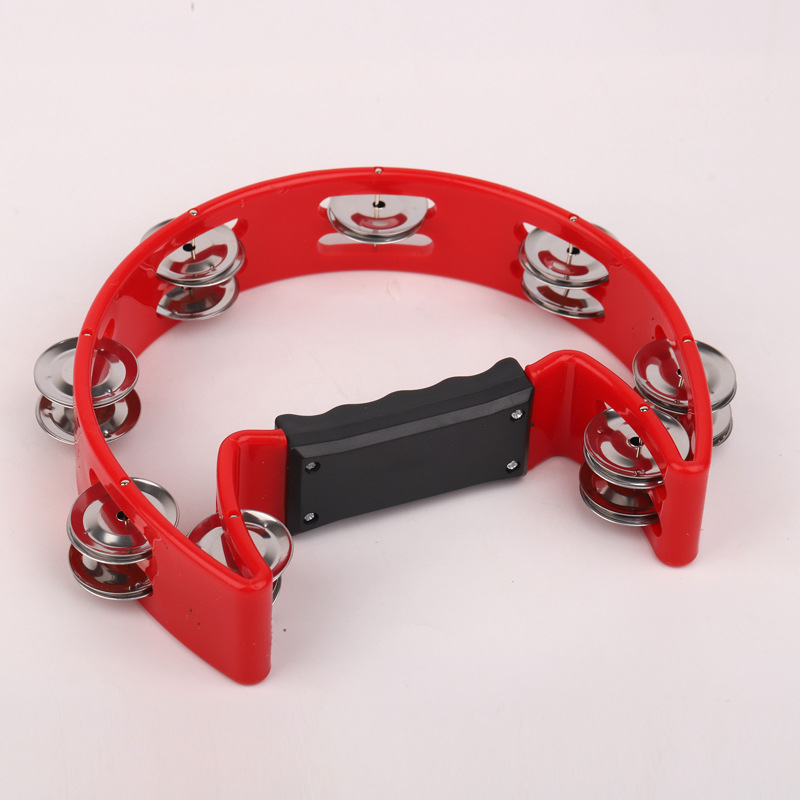 Ταμπούριν, μοντέλο Ktv μονή σειρά κουδουνάκι, μάρκα Hehe musical instruments, κατάλληλο για παιδιά και εφήβους, unisex