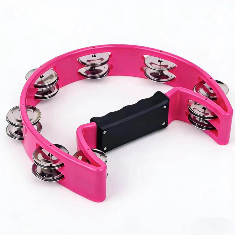 Ταμπούριν, μοντέλο Ktv μονή σειρά κουδουνάκι, μάρκα Hehe musical instruments, κατάλληλο για παιδιά και εφήβους, unisex