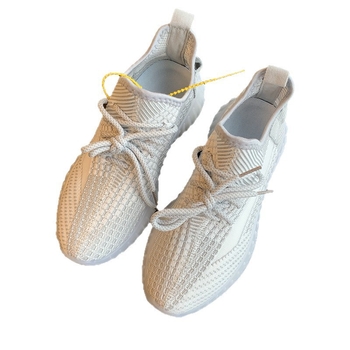 Pantofi cu talpă plată - Unisex, Partea superioară din plasă, Vârf rotund, Talpă din cauciuc