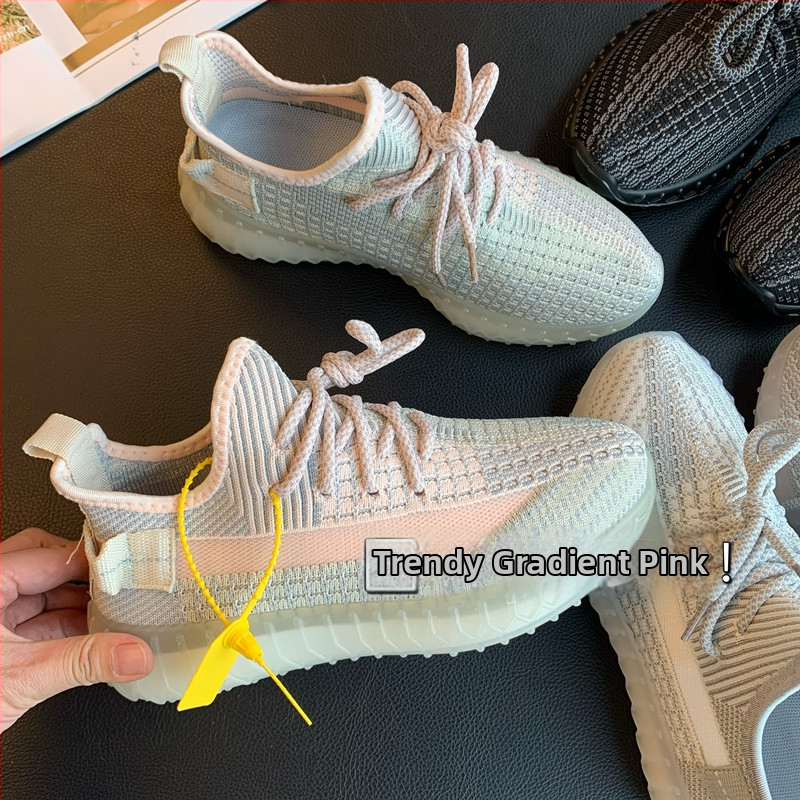 Pantofi cu talpă plată - Unisex, Partea superioară din plasă, Vârf rotund, Talpă din cauciuc