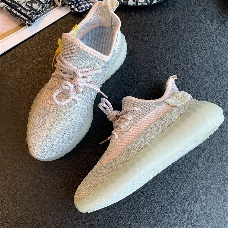 Pantofi cu talpă plată - Unisex, Partea superioară din plasă, Vârf rotund, Talpă din cauciuc