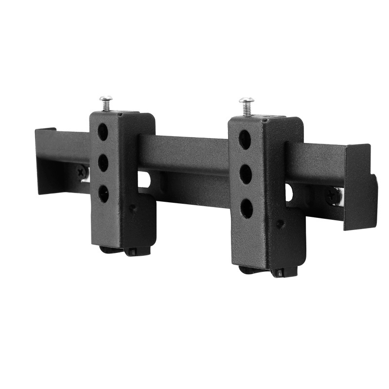 Kétlyukú univerzális TV-fali tartó, modell L02, vasból, mechanikus vezérlés, teherbírás >15 kg