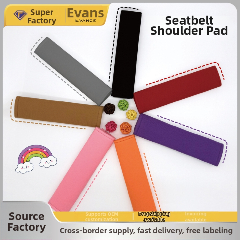 Sada ramenných vankúšikov do auto pre bezpečnostný pás – mäkká a pohodlná, proti opotrebeniu, proti uduseniu, priedušná, pre všetky ročné obdobia