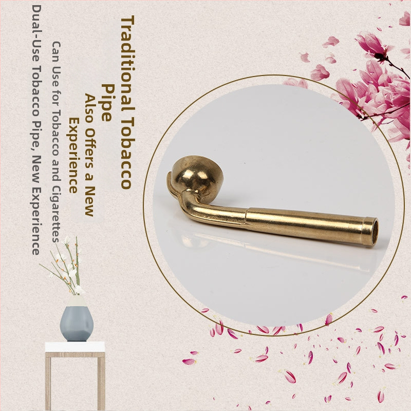 Pipă de tutun din alamă, stil antic, marcă Xiuzhen, cod produs 465413