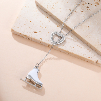 Κολιέ από ανοξείδωτο ατσάλι 304, γεωμετρικό σχέδιο, επίπεδη διασταυρούμενη αλυσίδα, πολυεπίπεδη