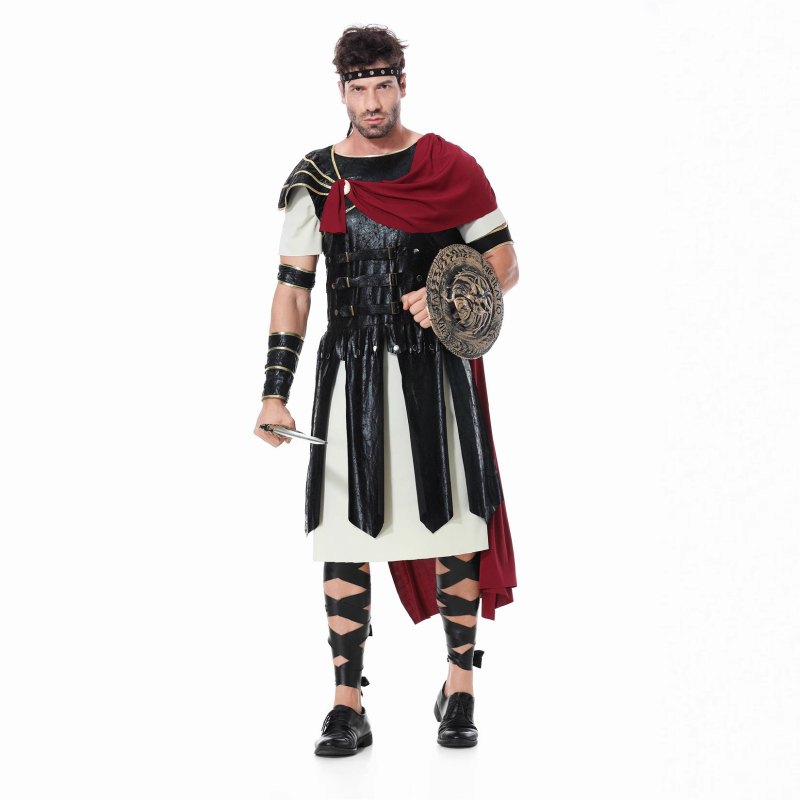 Cosplay set roditelja i djeteta: RimskI ratnik, unisex, mješavina Spandexa i poliestera, 80–90% glavne tkanine, proljeće 2025