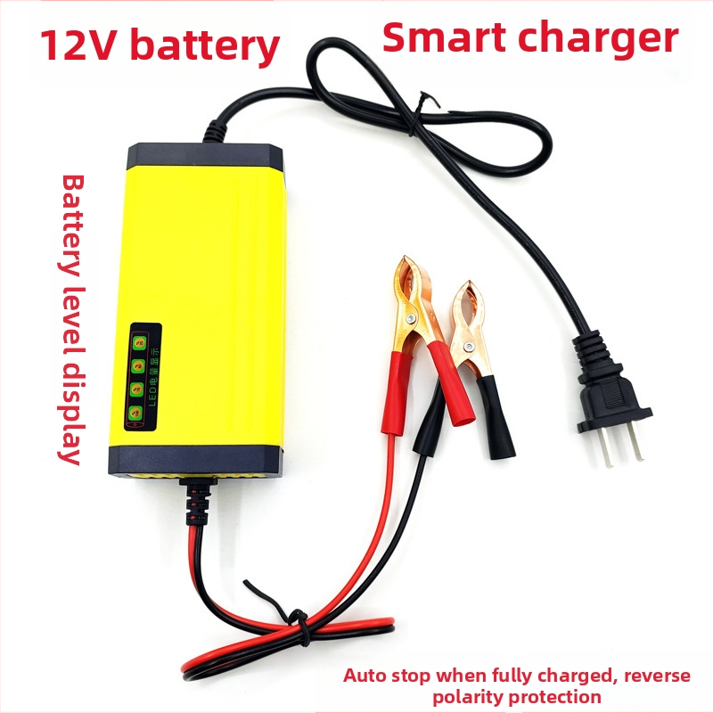 Chu Xin LCD punjač baterija 12V za baterije motocikla, automobila i SUV-a, ulaz 12V, 10–100 A