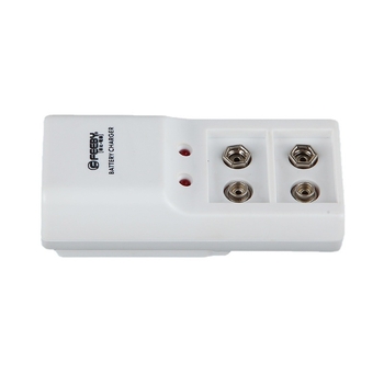 Phoebe 9V Ni-MH punjač za baterije s dva utora, pametno punjenje i otpornost na visoke temperature, ulaz AC220V 50-60Hz, izlaz DC 2x9V, struja punjenja 25mA