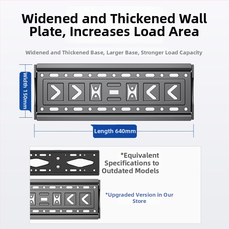 Suport universal pentru TV montat pe perete, suport simplu de perete, material: Altul