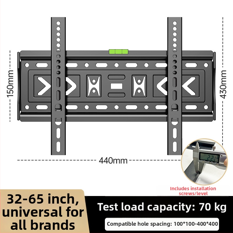 Suport universal pentru TV montat pe perete, suport simplu de perete, material: Altul