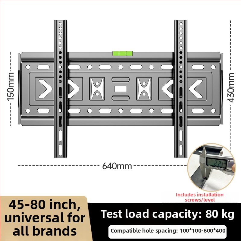 Suport universal pentru TV montat pe perete, suport simplu de perete, material: Altul