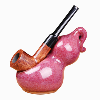 Lula za pušenje od Heather materijala, ručno izrađena, višekratna upotreba, 9mm filter, mogućnost tiskanja logotipa