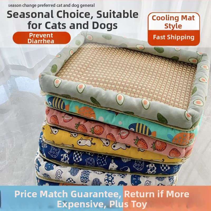 Καλοκαιρινή ψυχρή μαξιλαροθήκη για κατοικίδια, PP βαμβάκι, για σκύλους και γάτες