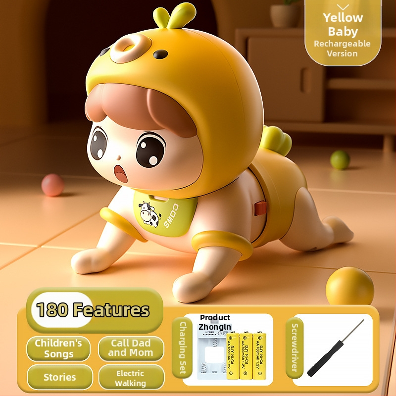 Jucării educaționale pentru bebeluși 0–3 ani: învățare să se târască, antrenament pentru ridicarea capului, dezvoltare vizuală și cognitivă, joc interactiv (0–3 ani; dezvoltare vizuală; dezvoltare cognitivă; târâre; interactiv)