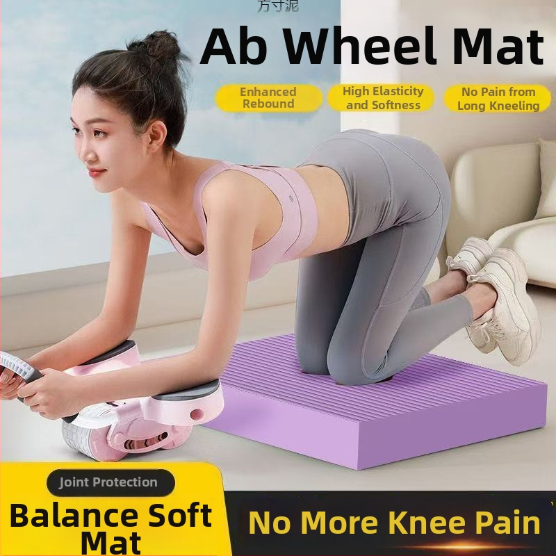 Covor de yoga din material Oxford, grosime 8 mm, pernă pentru genunchi pentru antrenament al nucleului