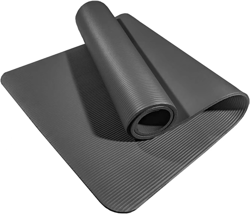 Joga podloga, NBR materijal, prugast uzorak, težina 1400 g, prilagodljiva, za fitness i oblikovanje tijela
