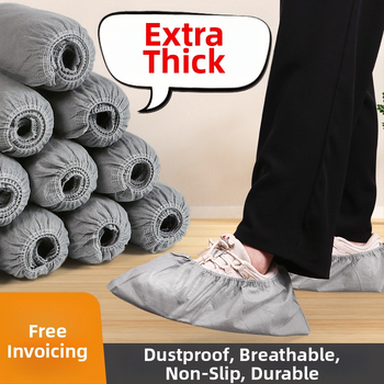 Κάλυμμα παπουτσιών μίας χρήσης από μη υφαντό ύφασμα, παχυνμένα, αντιολισθητικά, προστασία από σκόνη, πάχος 5