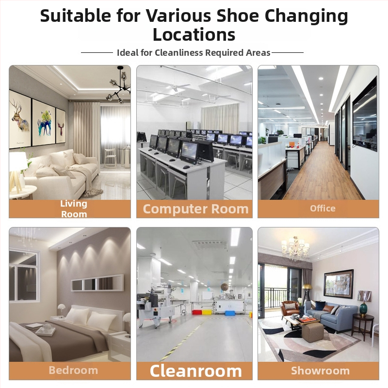 Κάλυμμα παπουτσιών μίας χρήσης από μη υφαντό ύφασμα, παχυνμένα, αντιολισθητικά, προστασία από σκόνη, πάχος 5