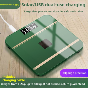 Cântar de greutate cu măsurare a grăsimii corporale - reîncărcabil, inteligent, pentru adulți