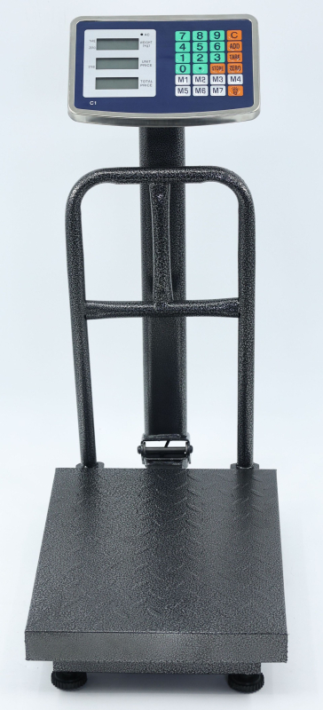 Cântar electronic de prețuri pliabil, capacitate 150 kg, măsurare electronică, alimentare cu baterie plumb-acid sau alimentare la rețea