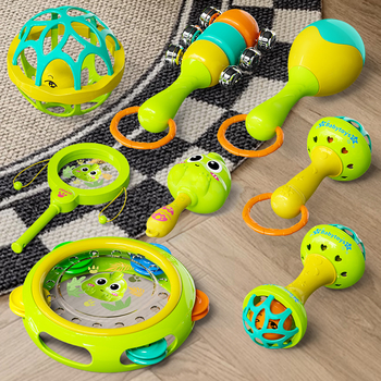 Zornăitoare pentru bebeluși – jucărie educațională 0–3 ani, din plastic; ambalaj într-o cutie; dezvoltă coordonarea mână-ochi, simțuri, auz, vedere