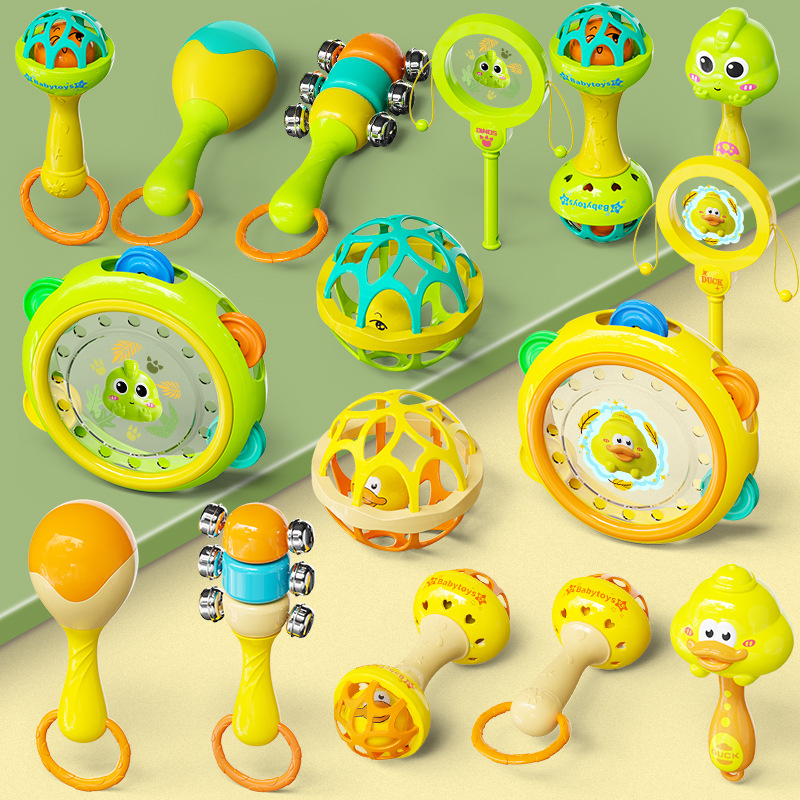 Zornăitoare pentru bebeluși – jucărie educațională 0–3 ani, din plastic; ambalaj într-o cutie; dezvoltă coordonarea mână-ochi, simțuri, auz, vedere