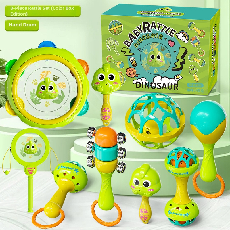 Zornăitoare pentru bebeluși – jucărie educațională 0–3 ani, din plastic; ambalaj într-o cutie; dezvoltă coordonarea mână-ochi, simțuri, auz, vedere