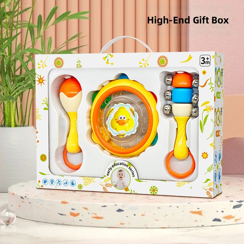 Zornăitoare pentru bebeluși – jucărie educațională 0–3 ani, din plastic; ambalaj într-o cutie; dezvoltă coordonarea mână-ochi, simțuri, auz, vedere