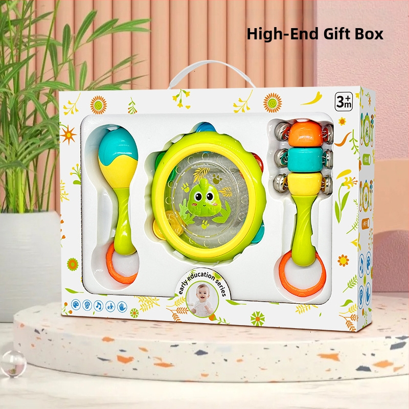 Zornăitoare pentru bebeluși – jucărie educațională 0–3 ani, din plastic; ambalaj într-o cutie; dezvoltă coordonarea mână-ochi, simțuri, auz, vedere