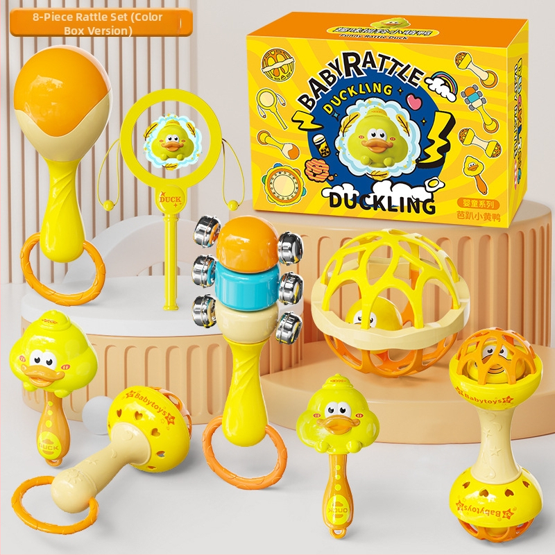 Zornăitoare pentru bebeluși – jucărie educațională 0–3 ani, din plastic; ambalaj într-o cutie; dezvoltă coordonarea mână-ochi, simțuri, auz, vedere