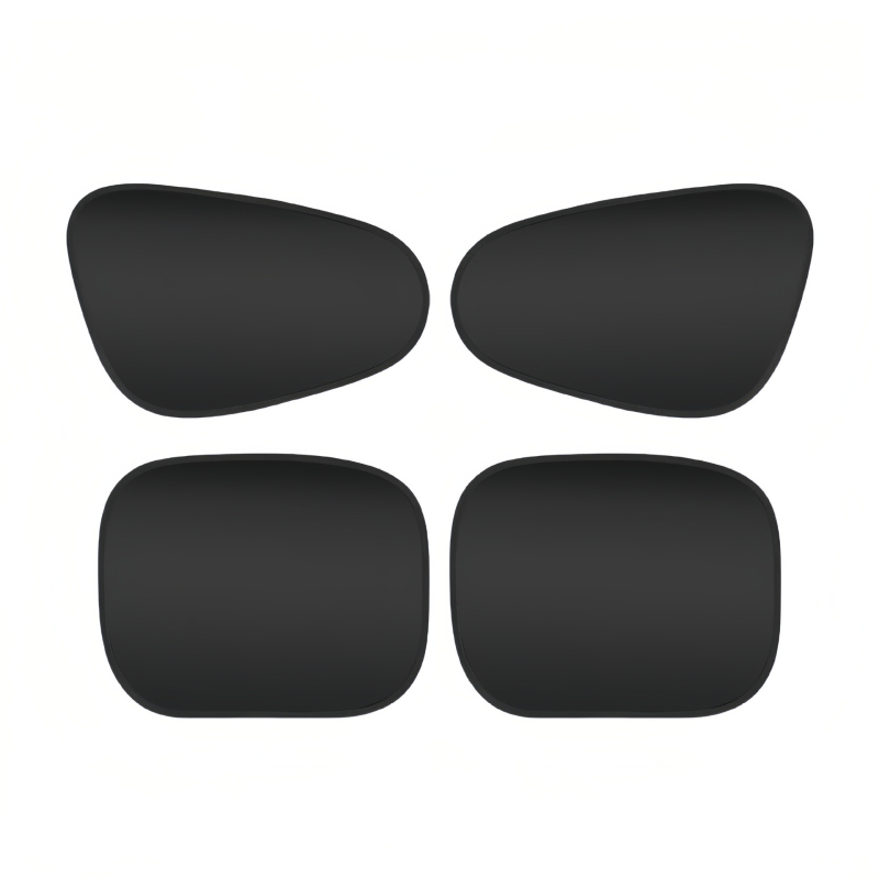 Σκίαστρο αυτοκινήτου για πλευρικά παράθυρα - αδιαφανές, θέρμομονωτικό ηλεκτροστατικό φιλμ με ατσάλινο σύρμα; εγκατάσταση με στατικό αυτοκόλλητο; καθολική συμβατότητα; απλό στυλ