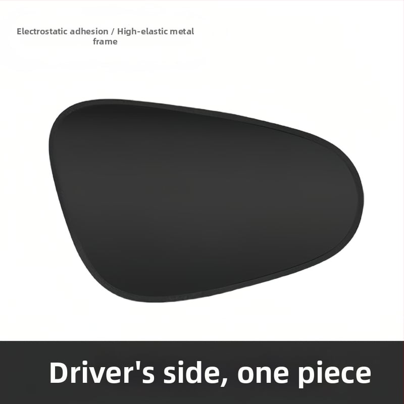 Σκίαστρο αυτοκινήτου για πλευρικά παράθυρα - αδιαφανές, θέρμομονωτικό ηλεκτροστατικό φιλμ με ατσάλινο σύρμα; εγκατάσταση με στατικό αυτοκόλλητο; καθολική συμβατότητα; απλό στυλ