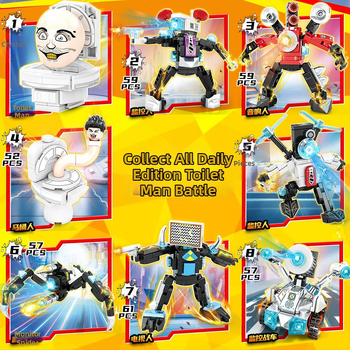 Set de blocuri din ABS plastic, 38-50 piese, pentru vârsta 7-14 ani, compatibil DIY, fără componente electronice