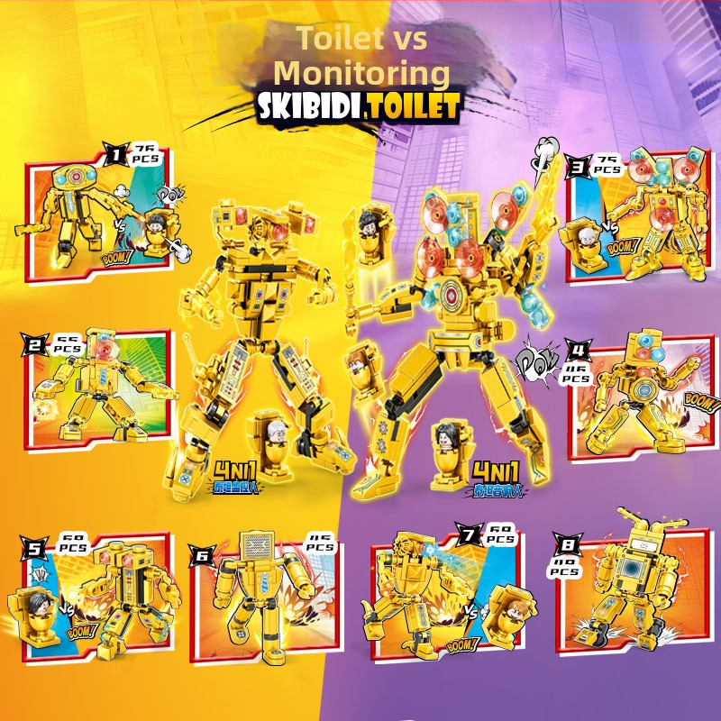 Set de blocuri din ABS plastic, 38-50 piese, pentru vârsta 7-14 ani, compatibil DIY, fără componente electronice