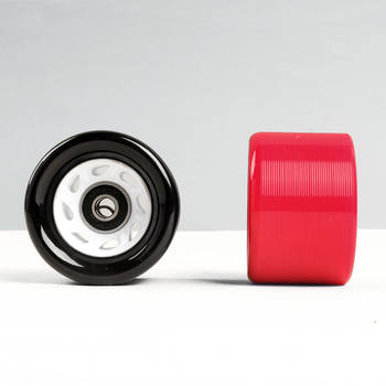 Roți pentru patine cu role — dublu rând, PU, duritate înaltă, universal, Brina