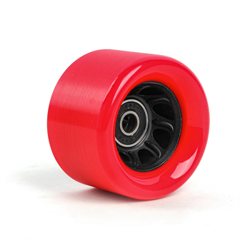 Roți pentru patine cu role — dublu rând, PU, duritate înaltă, universal, Brina