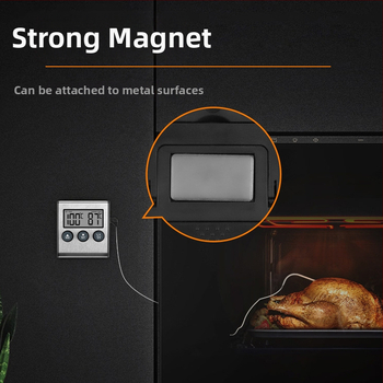 Digitálny kuchynský teplomer, model DTH-24, rozsah -50 až 300°C, na pečenie, vyprážanie a kandované ovocie