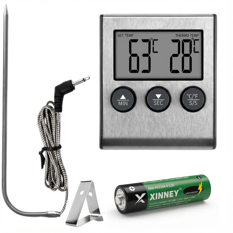 Digitalni kuhinjski termometar, model DTH-24, raspon mjerenja -50 do 300°C, za pećnicu, prženje i kandirano voće