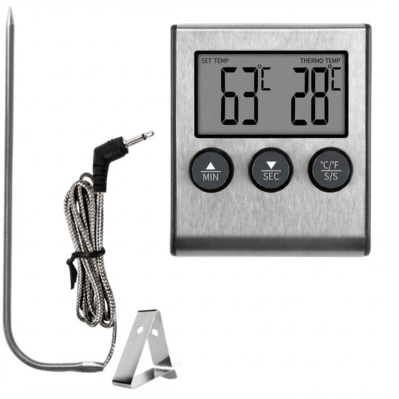 Digitalni kuhinjski termometar, model DTH-24, raspon mjerenja -50 do 300°C, za pećnicu, prženje i kandirano voće