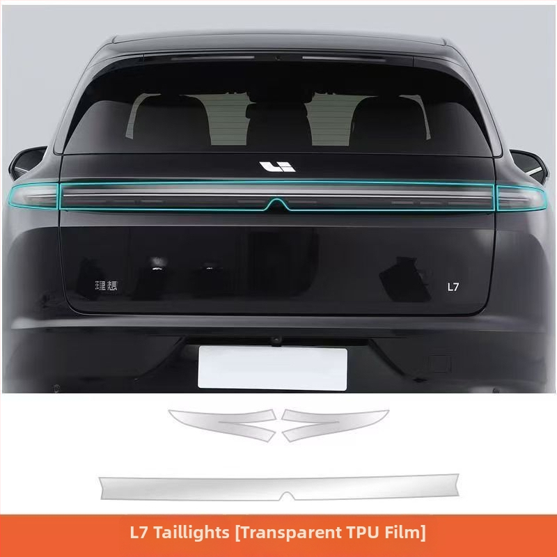 Film de protecție pentru faruri pentru L8/L9/One/L7 cu stâlpi centrali și stâlp B – material TPU, brand New Technology, garanție 2 ani