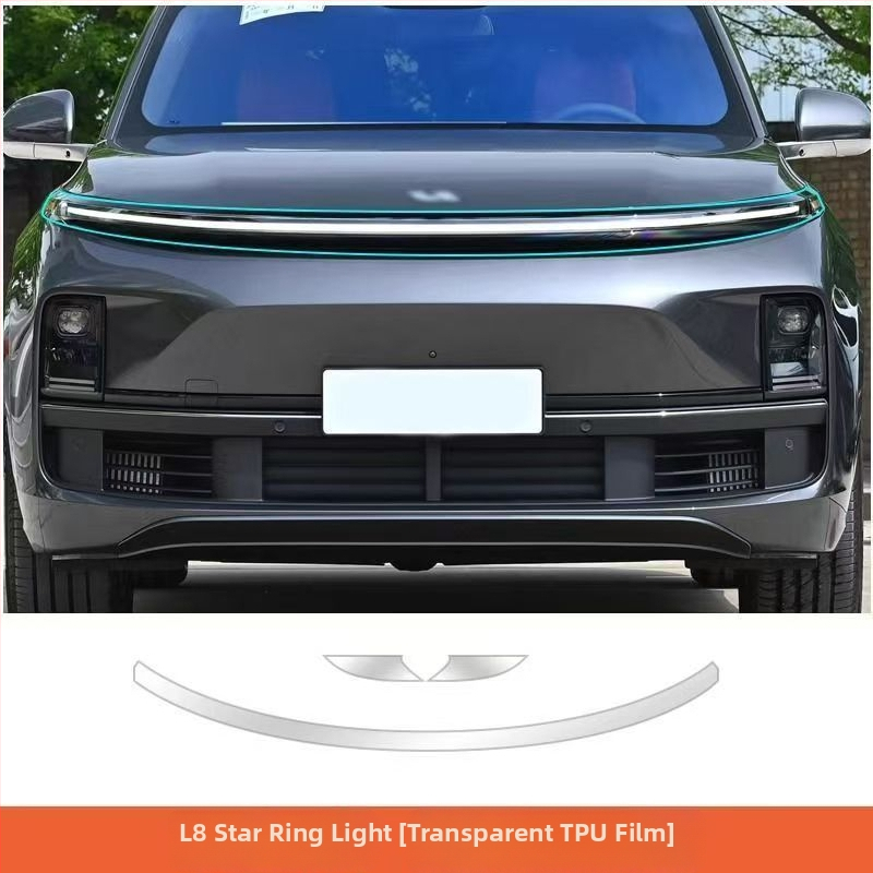 Film de protecție pentru faruri pentru L8/L9/One/L7 cu stâlpi centrali și stâlp B – material TPU, brand New Technology, garanție 2 ani