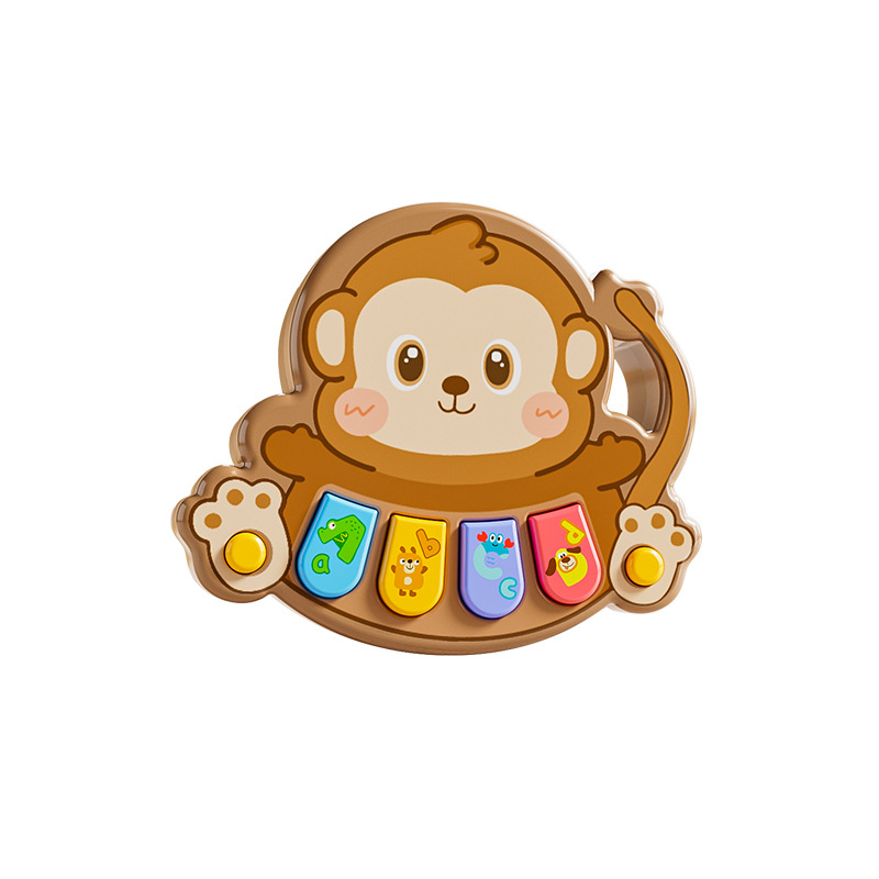 AYL Elektronička klavijatura-igračka za bebe s motivom lava, plastika, uzrast 0-3 godina, interaktivno edukativno klavijatura