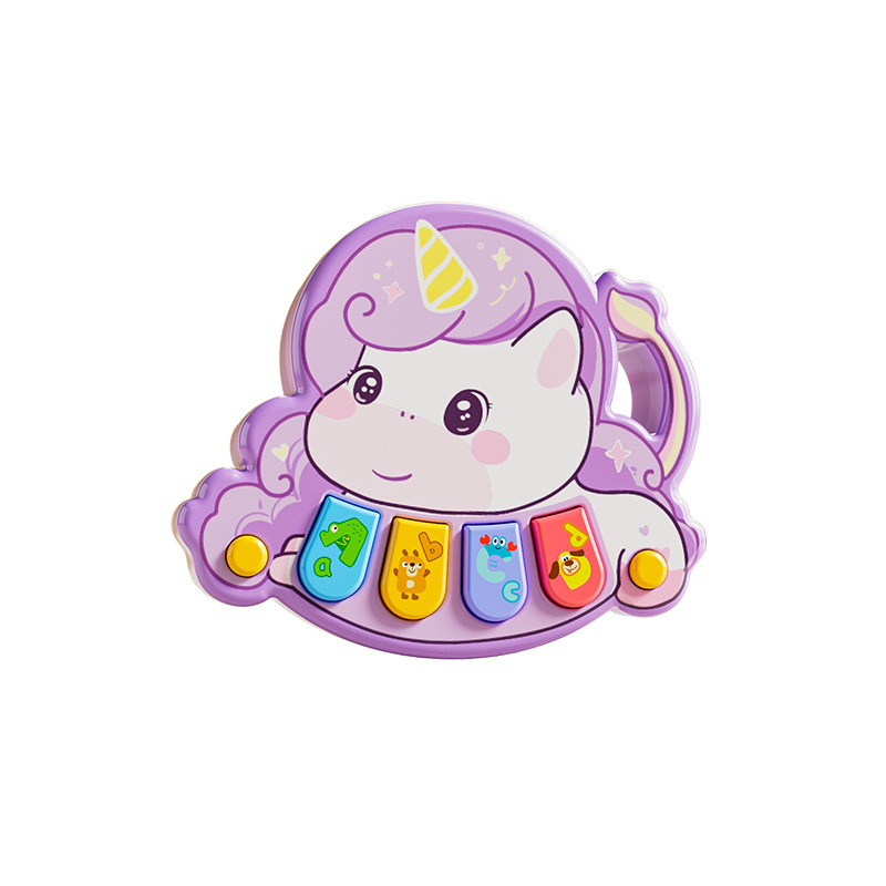 AYL Elektronička klavijatura-igračka za bebe s motivom lava, plastika, uzrast 0-3 godina, interaktivno edukativno klavijatura